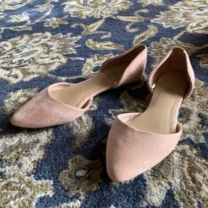 Gap pink suede flats 8